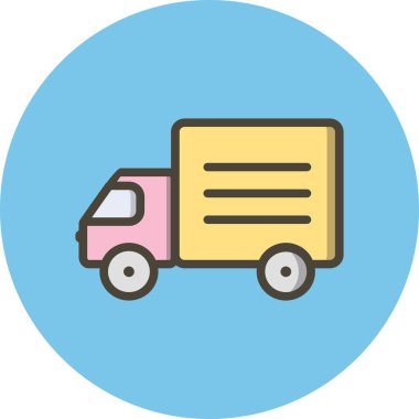 İllüstrasyon Kamyon Simgesi