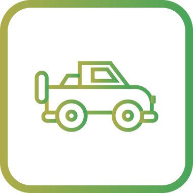 İllüstrasyon Jeep Simgesi