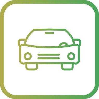 İllüstrasyon Araba Simgesi