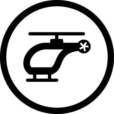 Resimde helikopter simgesi