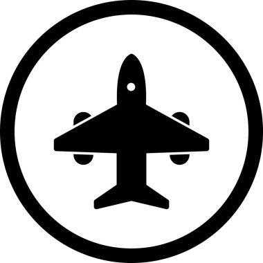 İllüstrasyon Uçak Simgesi