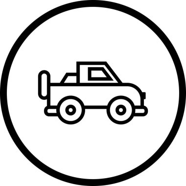İllüstrasyon Jeep Simgesi