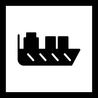 İllüstrasyon Gemi Simgesi
