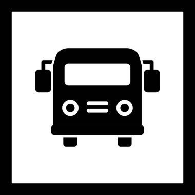 İllüstrasyon Okul otobüsü Simgesi