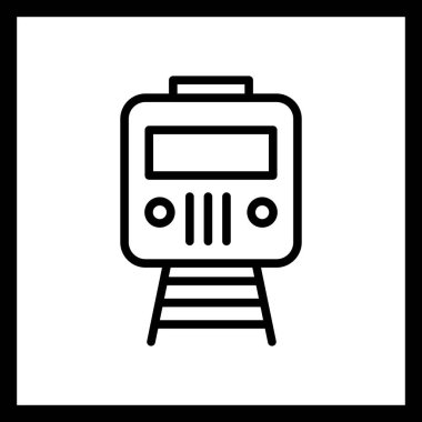 İllüstrasyon Tren Simgesi