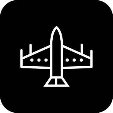 İllüstrasyon Fighter Jet Simgesi