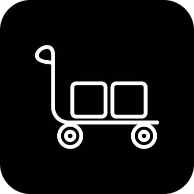 İllüstrasyon Arabası Simgesi