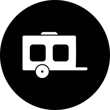 İllüstrasyon Vagon Simgesi