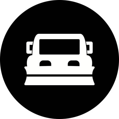 İllüstrasyon Snowplow Simgesi