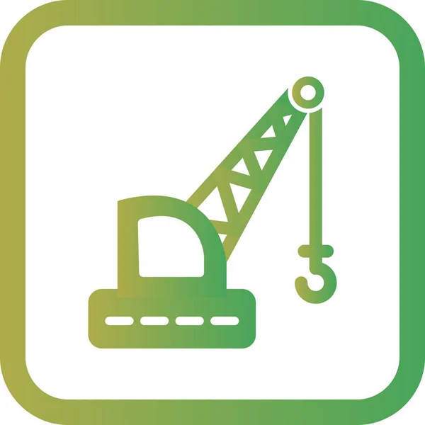 Illustration  Crane Icon — Stock Photo, Image