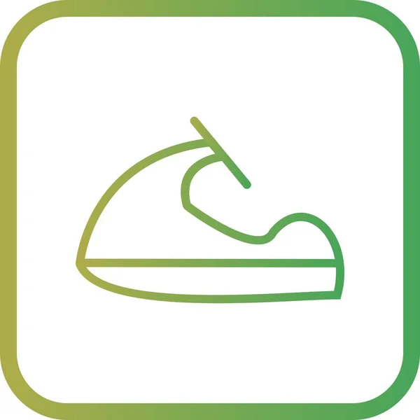 Ilustracja Jet Ski ikona — Zdjęcie stockowe