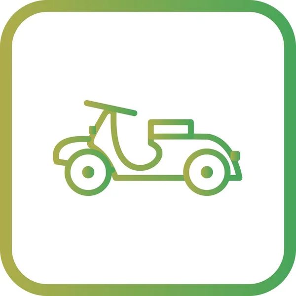 Illustration vespa icon — Stockfoto