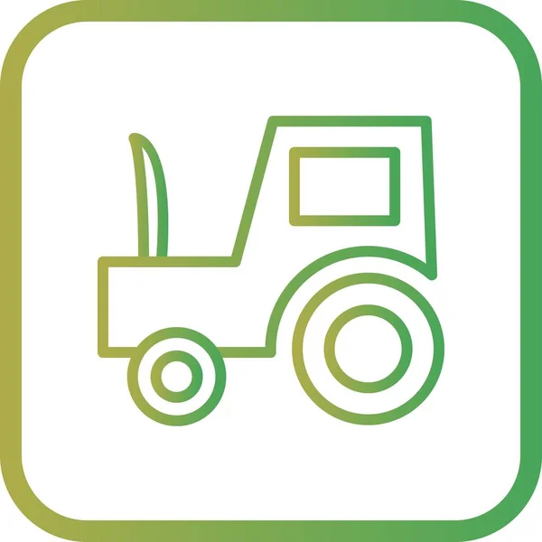 Icono del tractor de ilustración — Foto de Stock