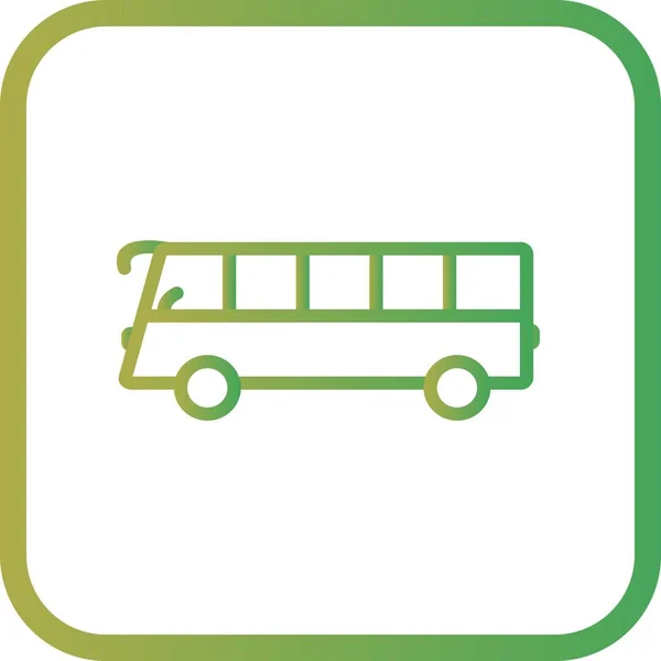 Illustration Bus Icon — Stock Photo, Image