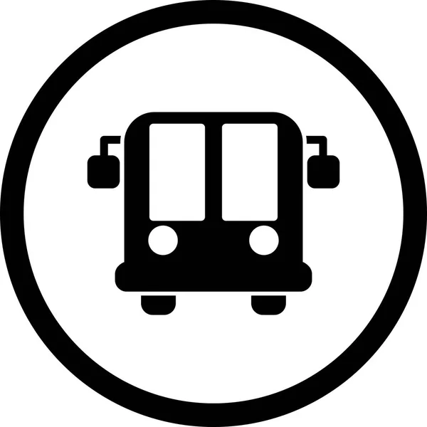 Illustratie Airport bus icon — Stockfoto