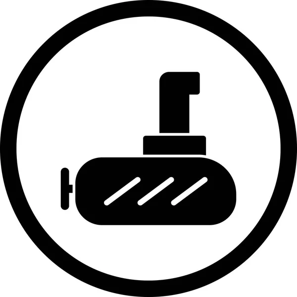 Illustratie onderzeeër pictogram — Stockfoto