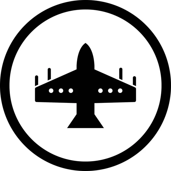 Illustratie Fighter Jet icon — Stockfoto