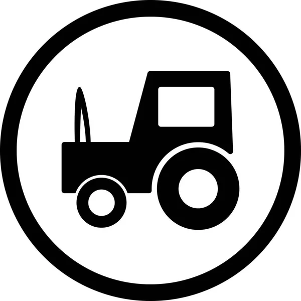Icono del tractor de ilustración —  Fotos de Stock
