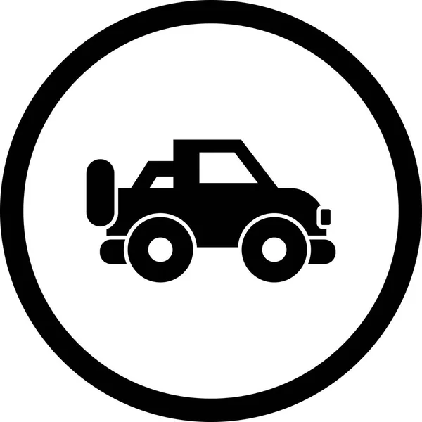 Ilustração Jeep Icon — Fotografia de Stock