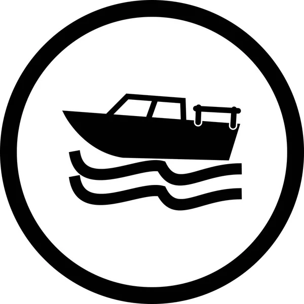 Icono del barco de ilustración — Foto de Stock