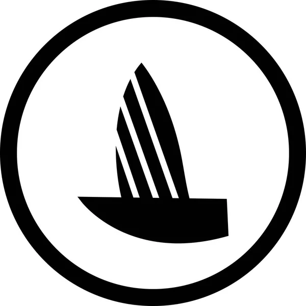 Illustrazione Yacht Icona — Foto Stock