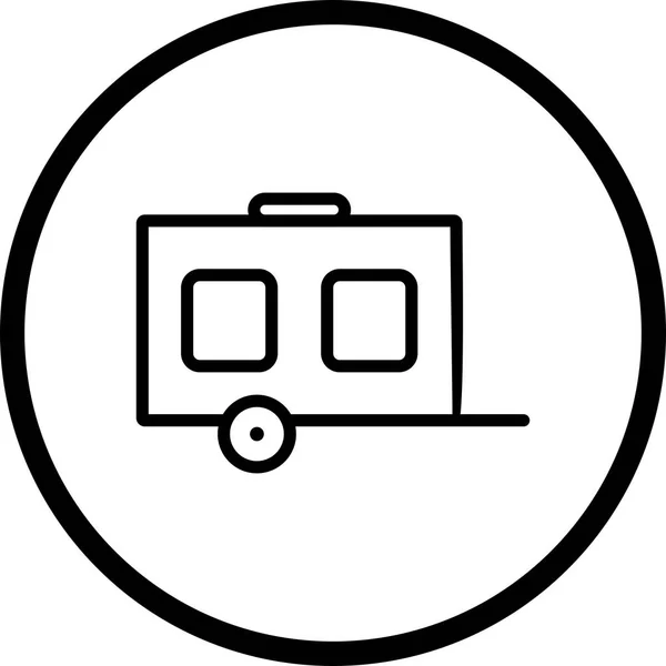 Illustration Wagon Icon — Stock Photo, Image