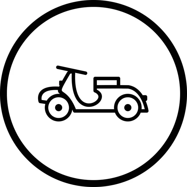 Ilustracja Vespa ikona — Zdjęcie stockowe