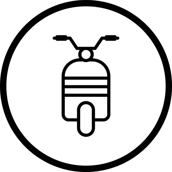 Illustratie scooter pictogram — Stockfoto