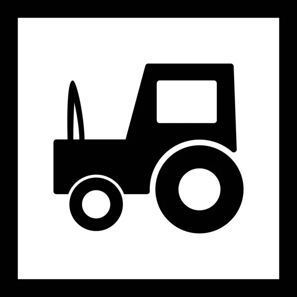 İllüstrasyon Traktör Simgesi — Stok fotoğraf
