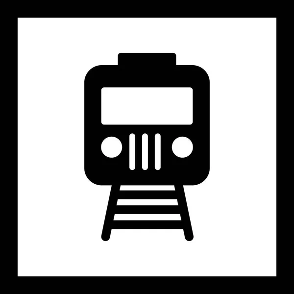 Ícone do trem de ilustração — Fotografia de Stock