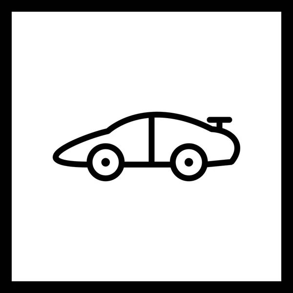 Ilustração Sports Car Icon — Fotografia de Stock