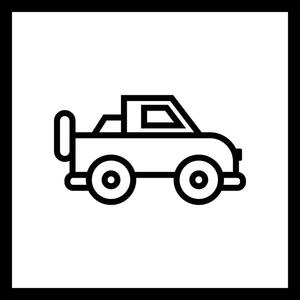 Illustratie Jeep icon — Stockfoto