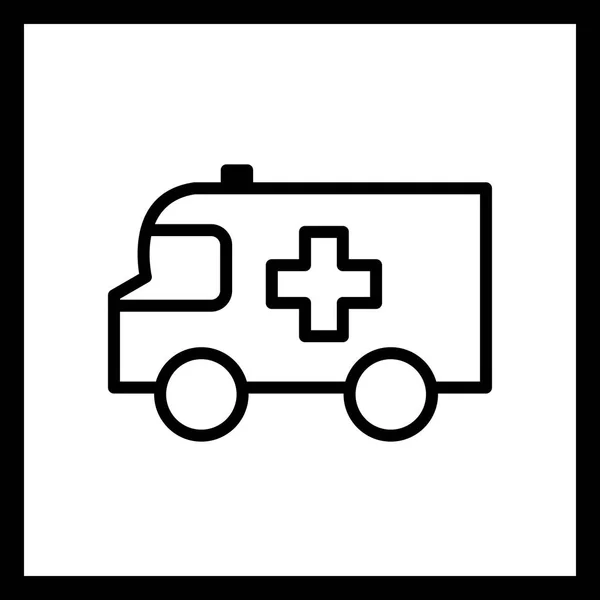 Illustration Ambulance Icon — Stock Photo, Image