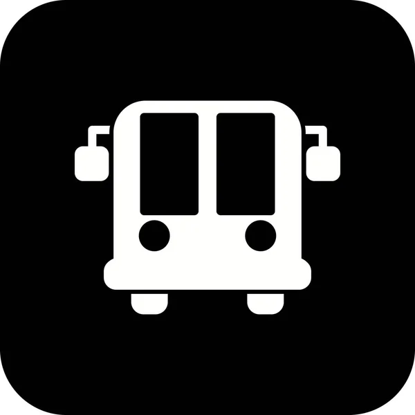 Illustration Flughafen Bus Ikone — Stockfoto