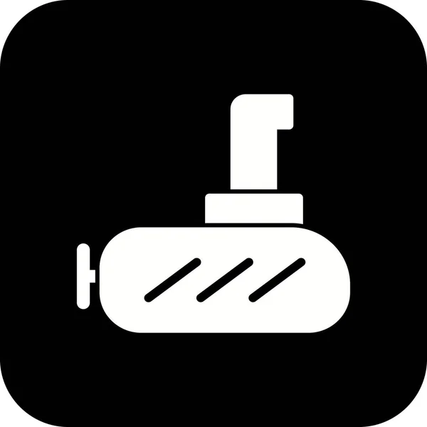 Illustration Submarine Icon — Stock Photo, Image