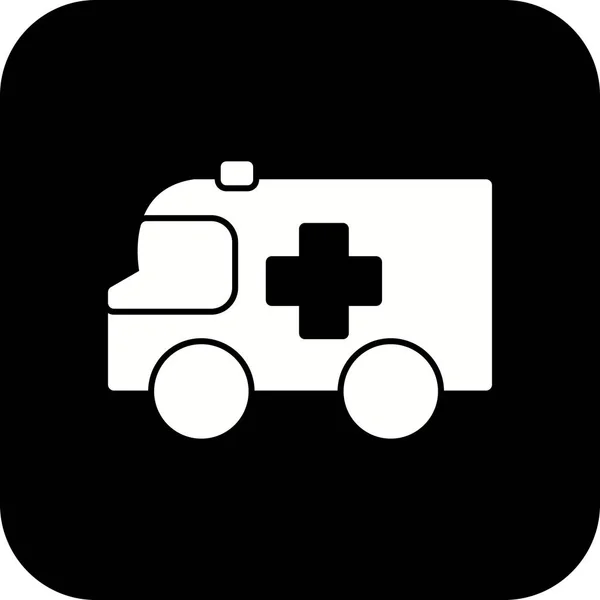 İllüstrasyon Ambulans Simgesi — Stok fotoğraf