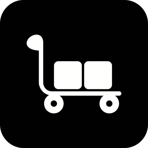 Illustratie trolley icoon — Stockfoto