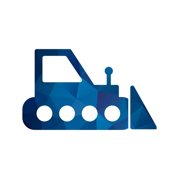 Illustration Bulldozer Icon — Stock Photo, Image