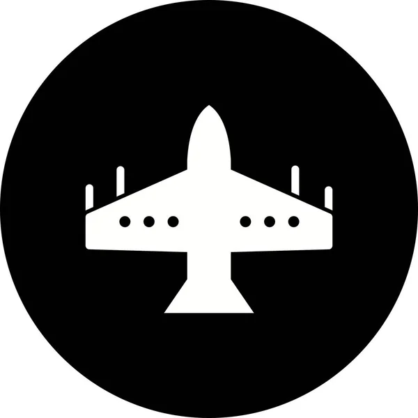 Illustratie Fighter Jet icon — Stockfoto