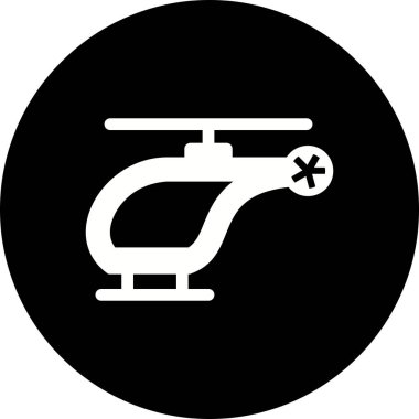 Resimde helikopter simgesi