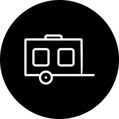 İllüstrasyon Vagon Simgesi