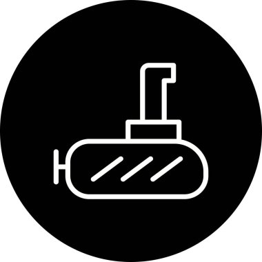 İllüstrasyon Denizaltı Simgesi