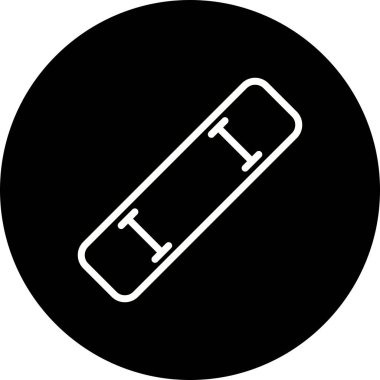 İllüstrasyon Paten Tahtası Simgesi