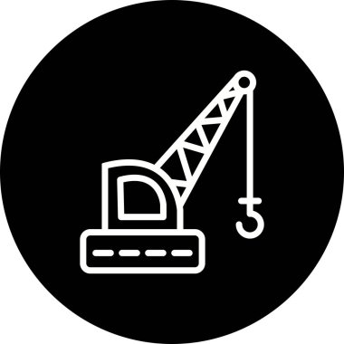 İllüstrasyon Vinç Simgesi