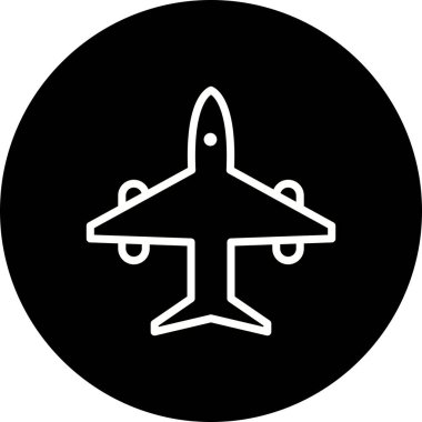 İllüstrasyon Uçak Simgesi