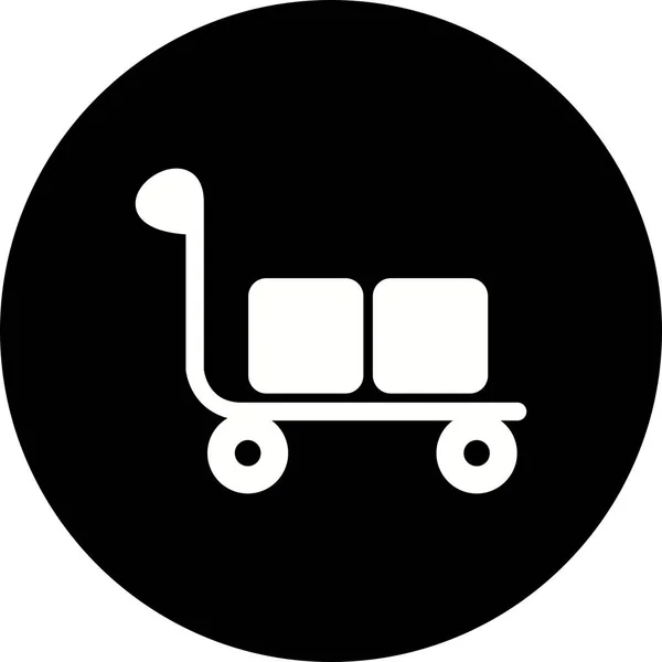 Illustration Trolley Icon — Stock Photo, Image