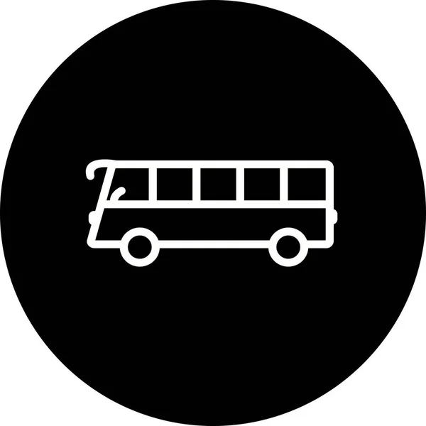 일러스트 버스 아이콘 — 스톡 사진