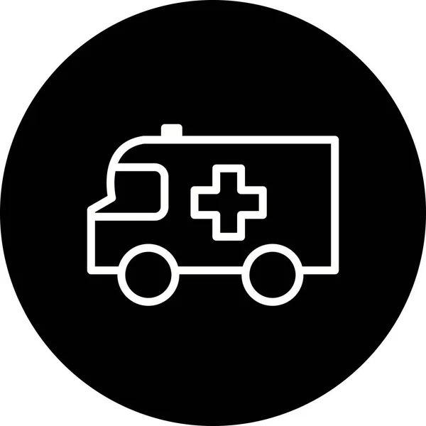 Illustration Krankenwagen-Symbol — Stockfoto