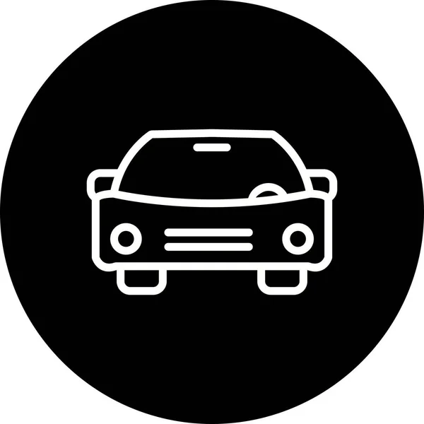 일러스트 자동차 아이콘 — 스톡 사진