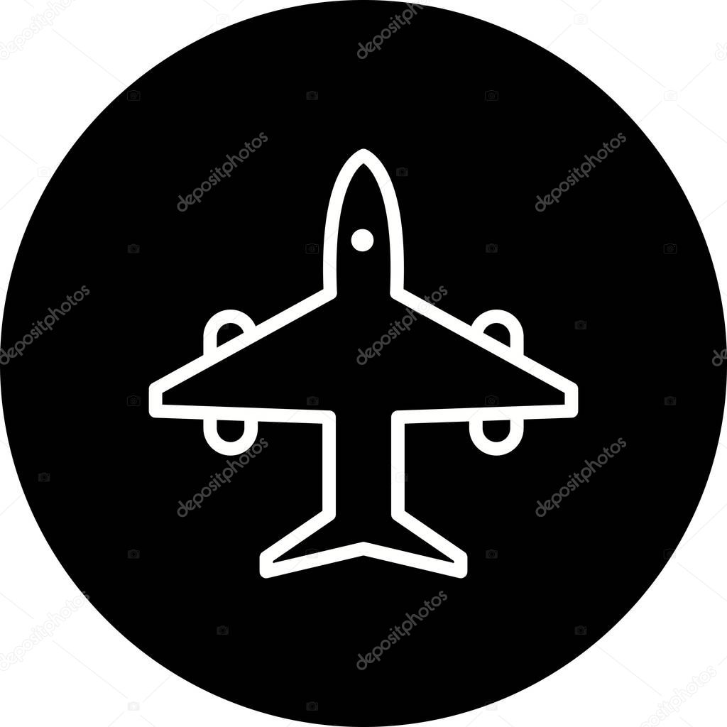 Illustration Airplane Icon